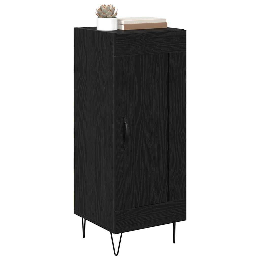 Sideboard in Black Oak Look 34.5 x 34 x 90 cm
