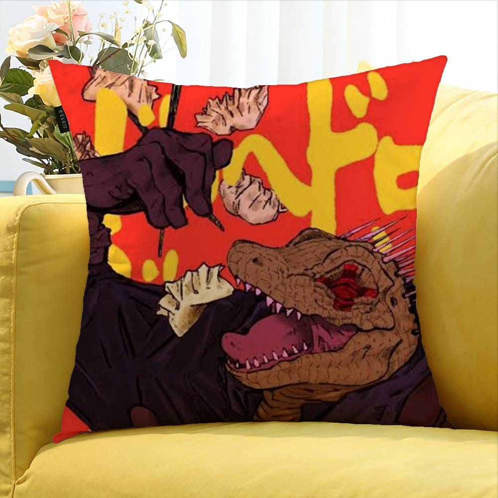 D-Orohedoro Anime Various Sizes Square Pillow Case For Car Home Bedchamber Decor