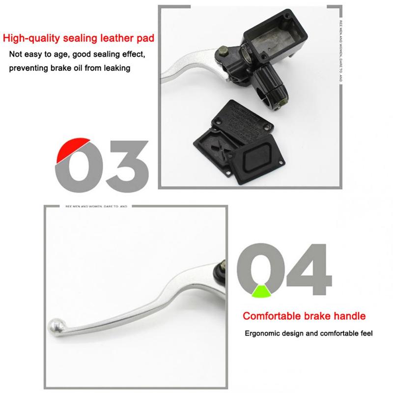 Hydraulic Brakes Universal Motorcycle Brake Pump Buggy Scooter Cylinder Pump Handle Accessories Left Right Clutch Lever