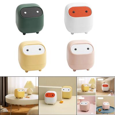 Creative Mini Cute Waste Bin Desktop Trash Can Office Desktop Garbage Bin