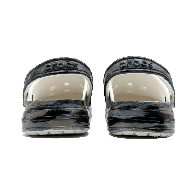 Crocs Bayaband Clog Gift Box Hesu Space Phantom Streamer EVA Distressed Hand-Painted Comfortable Hole Shoes Unisex Black and Grey