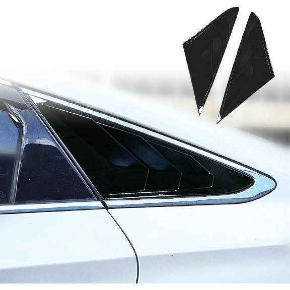 for Hyundai Sonata 2015 2016 2017 2018 2019 Racing Style Rear Side Window Louvers Side Window Scoop Covers Vent Auto Exterior Decoration Accessories