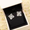 Musla Vintage Earrings Luxury Jewelry for Women Gift Fashion Diamond Designer Eardrop Pure 925 Sterling Silver Party Ear Stud