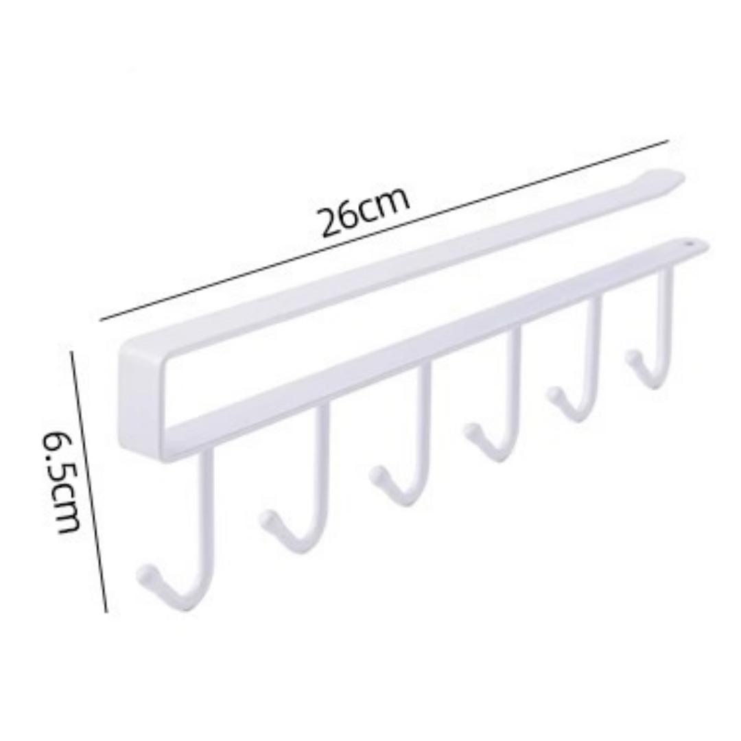 1шт безпробивной кухонный крючок для подставки железный двухрядный крючок подвесная кухонная стойка для принадлежностей подставка для ложек и лопат подвесной крючок 714₽