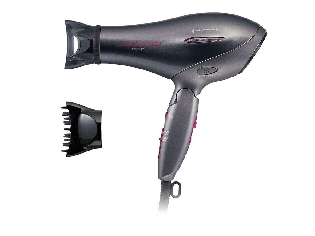 Koizumi Hair Dryer Ion Balance Salon Sense 300 Gray KHD-9930/H