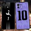 Fußball Nummer Handyhülle Für Xiaomi Mi X3 X4 NFC F3 M3 M4 GT Note 9T 10T 10 11 Ultra 11T 12 12T Pro Lite 5G Silikon Hülle Tasche