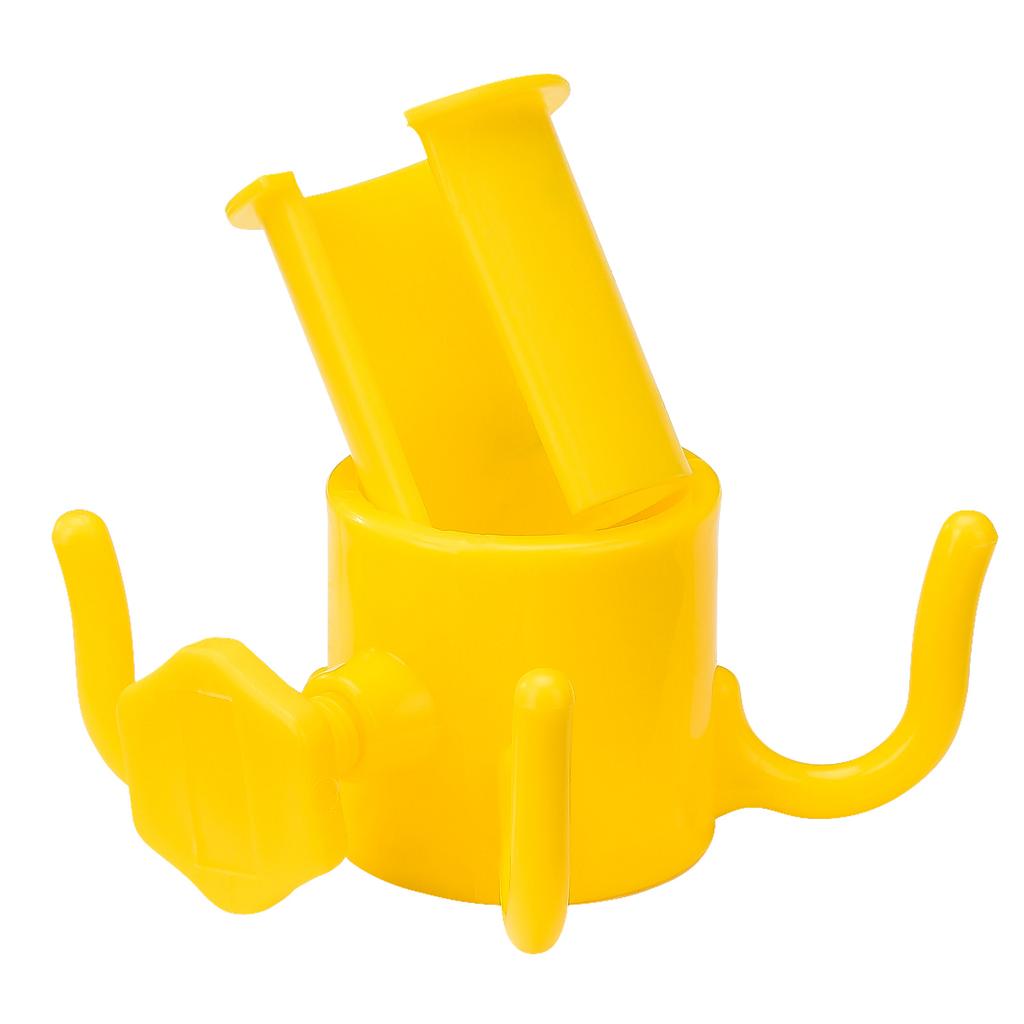 Beach Umbrella Hanging Hook 4 Prongs Plastic Hook for Outdoor Courtyard Blue