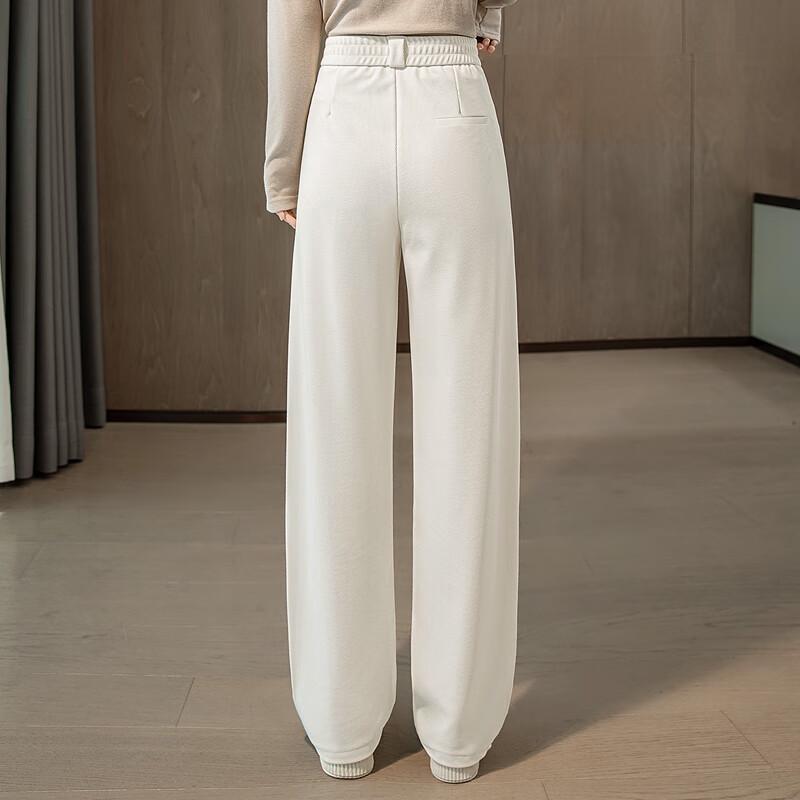 Women's Solid Color High-Waist Casual Pants