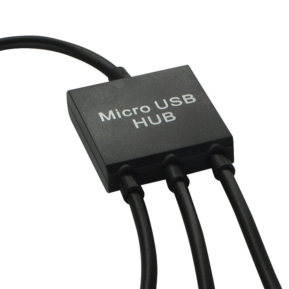 Multi-Functional Three-in-One OTG Adapter Cable for Android Micro USB: Connect Mouse & Keyboard with Power Supply