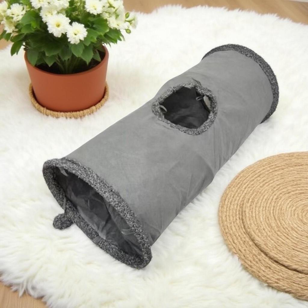 Heiß verkaufender faltbarer Wildleder-Katzentunnel & Teaser-Spielzeug