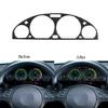1x Carbon Fiber Dashboard Gauge Panel Cover Trim For BMW 3 Series E46 1998-2005