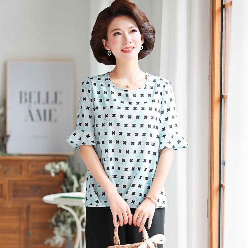 

Women s Summer Casual Short-Sleeve T-Shirt 3XL