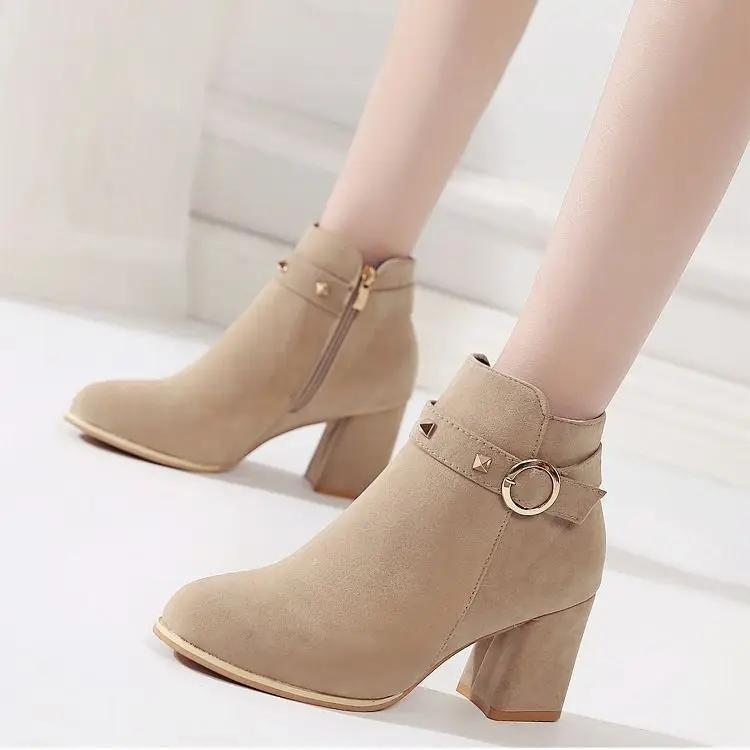 

Fashion Women s Ankle Boots New In Fashion 2024 Booties Autumn Large Size Warm Y2k On Promotion Hot Trend Spring Pu Female Short Shoes 43