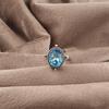 Swiss Blue Topaz Jewelry Gemstone Ring, 925 Sterling Silver Attractive Ring Jewelry Handmade Ring, Healing Jewelry For Gift