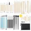 Ensemble d'outils de modelage en argile de poterie en cinq pièces pour sculpture DIY