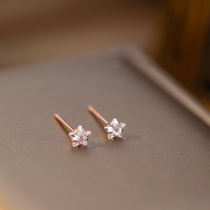 Minimalist Mini Star S925 Sterling Silver Stud Earrings - Cute, Versatile, Fashionable