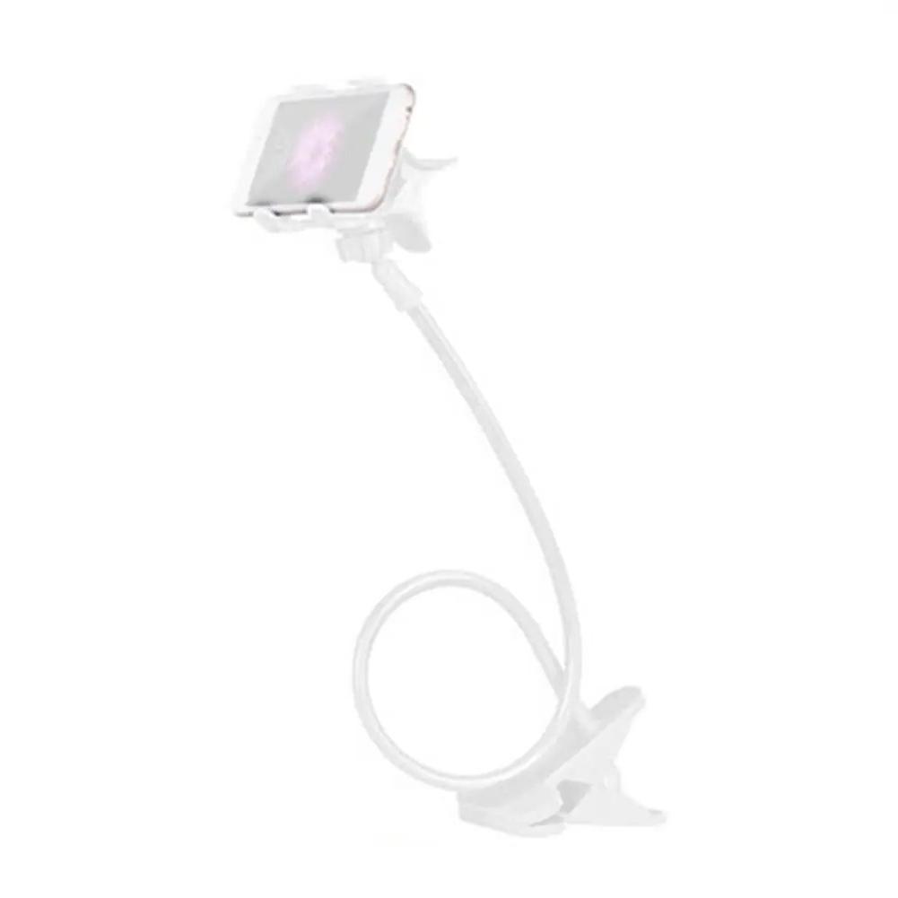 1pc Flexible Gooseneck Phone Stand, 360° Rotatable with Strong Clip, 64cm for Bed Desk Kitchen Office Hands-Free Viewing