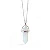 Colorful Crystal Hexagonal Necklace: Meditation Gem & Dowsing Pendulum Pendant