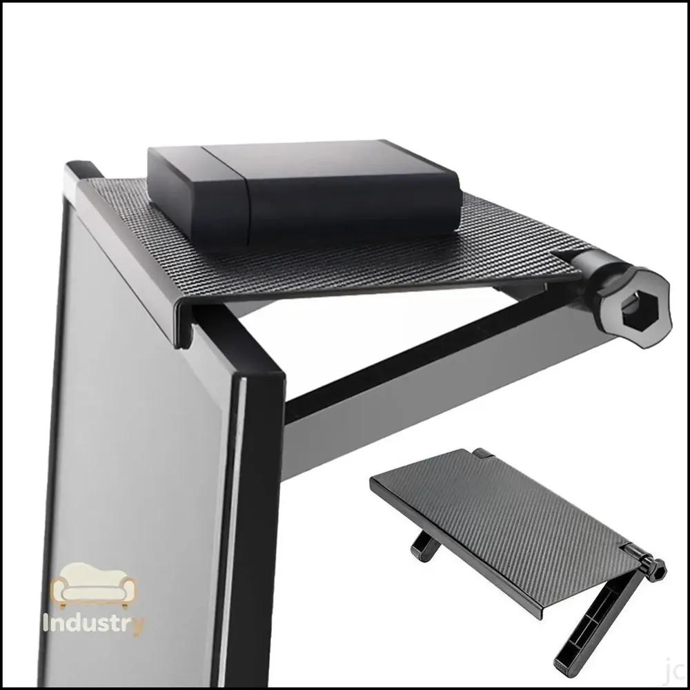 Multifunction Storage Rack, Adjustable Top TV Screen Shelf, LCD Computer Rack, Office Storage Holder, Home Organizer