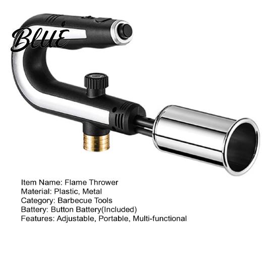Gartenkochtorch Verstellbarer Outdoor-Propanbrenner Handheld-Flammenwerfer Lagerfeuer Holzkohleanzünder für BBQ-Grill Anbraten von Steak Sous