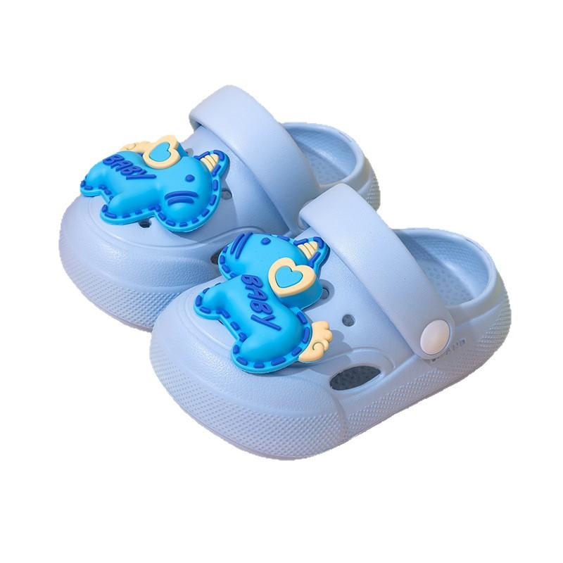 Boys Summer Cartoon Slippers Soft Non Slip Indoor Bath Sandals Comfortable Cushioned Kids House Shoes For Boys And Toddlers