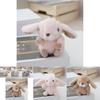 Realistic Adorable Rabbit Plush Keychain With Soft Pp Cotton Stuffing Cute Keyring Toy Perfect For Couples And Bags Car
