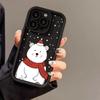 Christmas Polar Bear Phone Case for iPhone 16 Pro Max, 15 Plus, 13 Pro, 12X