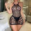 Sexy Underwear, Sexy Mesh, Fishing Net, Ripped Jacquard Perspective Mesh, Hip Skirt, Suspender Skirt