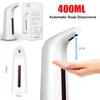 400ml Automatic Soap Sanitiser Dispenser Handsfree Infrared Sensor Contactless Sanitiser Dispenser For Home Kitchen Bathroom