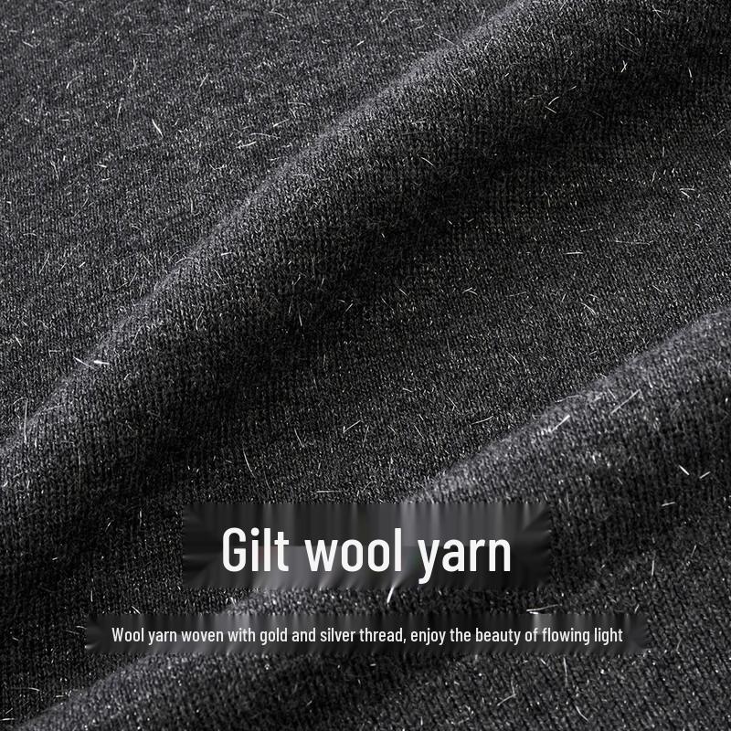 Giovanni Valentino Women's Faux Two-Piece V-Neck Knit Sweater