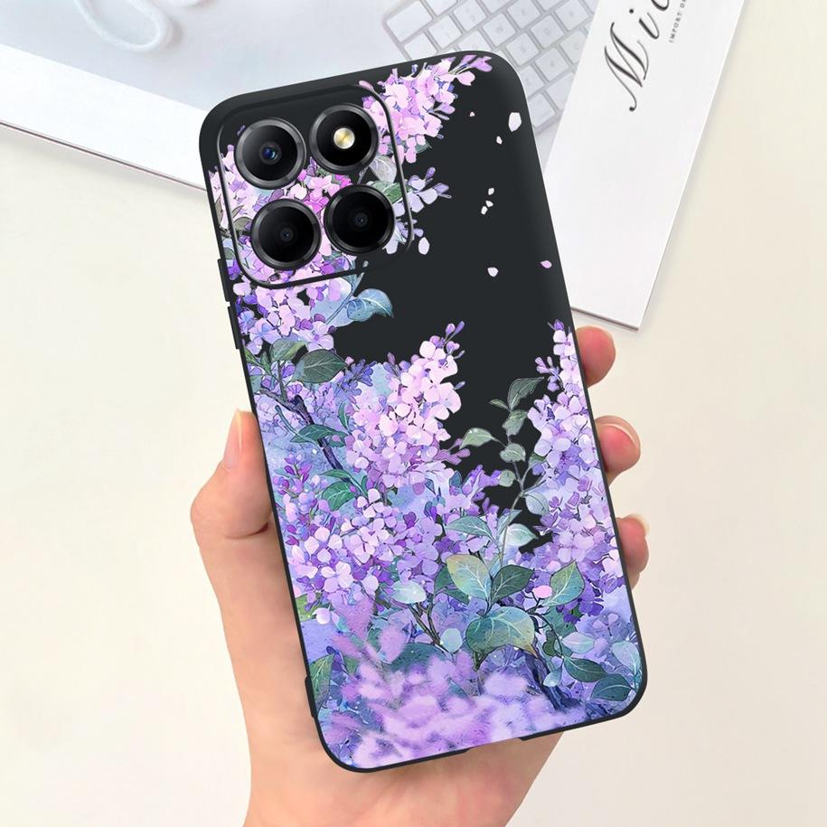 For Cover Honor X8 Phone Case TFY-LX1 TFY-LX2 TFY-LX3 Bumper Popular Flower Cats Soft Cover For Honor 70 Lite X6 X6s X8 5G Funda