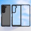 For Samsung Galaxy Z Fold5 5G Mobile Phone Back Cover TPU+Acrylic Clear Protective Shockproof Case