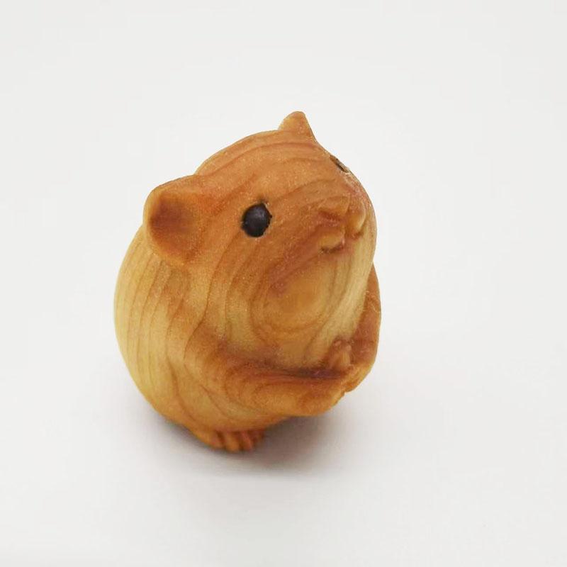 Mini Holz 12 Tierkreiszeichen Drache Affe Küken Ochse Tiger Hase Schlange Maus Tiere Figur 1,96" Büro Wohnkultur Geburtstagsgeschenk