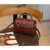 Genuine Leather Women's Bag Crossbody One-Shoulder Portable Square Fashionable Simple Handbag