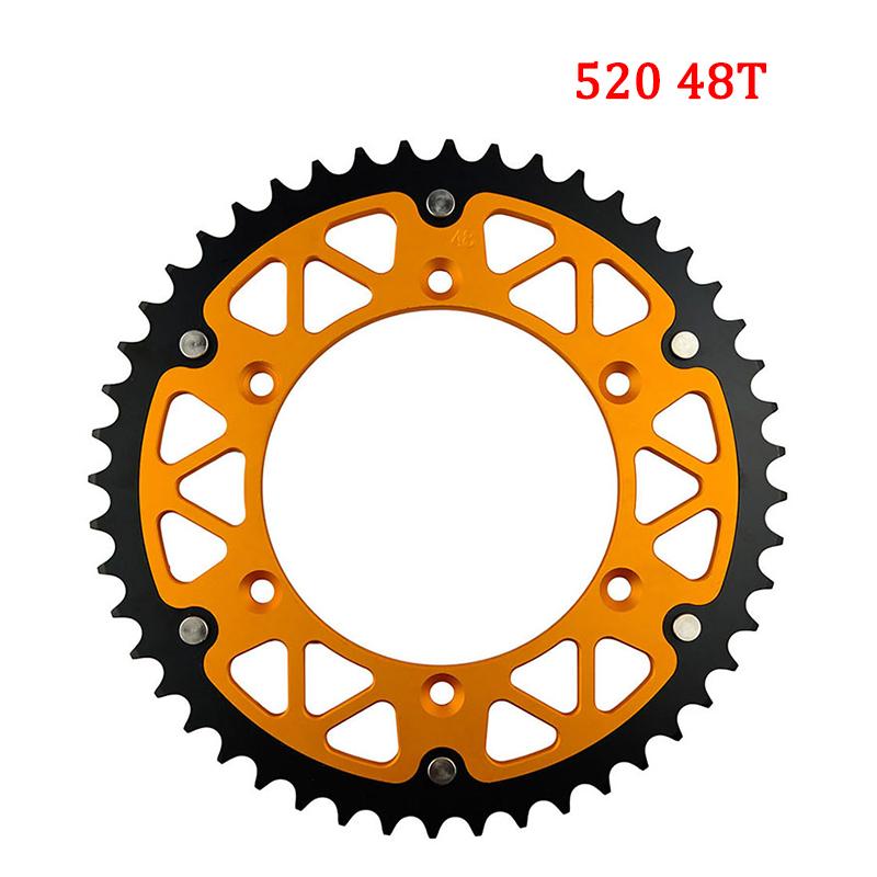 AHL Motorcycle 45T 46T 47T 48T 49T 51T 52T Rear Sprocket For SUZUKI RM125 RM250 DR250 DRZ250 DR-Z250 DR350 RMZ250 RM-Z250 RMX250