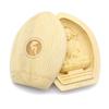 Special Buddhist Statue Jizo Bodhisattva Incense Holder Buddha Guardian Deity for Child Rearing Width Boxwood Wood Carving 17556 Kurita's [Guardian