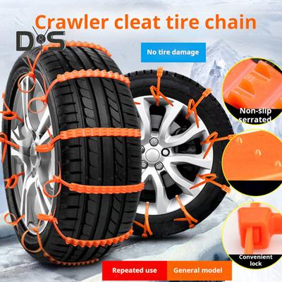 10/20/30/40Pcs Anti Skid Snow Chains Car Tire Snow Chains Car Winter Tire Wheels Chain Reusable Anti-Slip Versatile Snow Chains for Versatile Snow