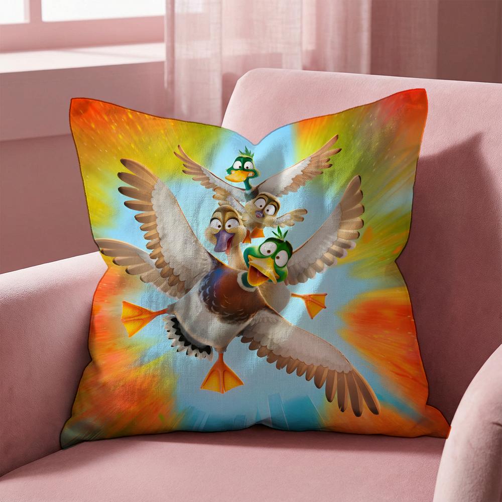 Migration Cushion Cover Multi-Scene Pillow Cover for Home & Car - Reversible, Soft & Durable for Daily Use