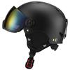 Full-Visor Ski Helmet With Integrated Goggles Adults Kids Winter Snow Sports Safety Headgear