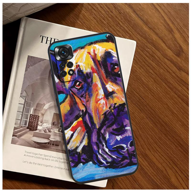 Great Dane Dog Watercolor Case For Xiaomi Redmi Note 13 11 10 9 8 12 Pro Plus 12S 11S 10S 9S 10A 9C 10C 12C 13C Funda