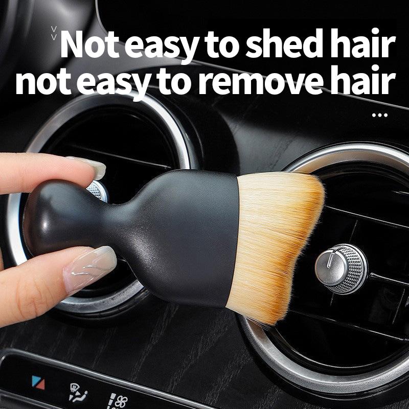 1-4 Pcs Car Interior Dust Sweeping Soft Brush Car Vent Cleaning Brush with Casing Crevice Dusting Cleaning Tool Car Detailing