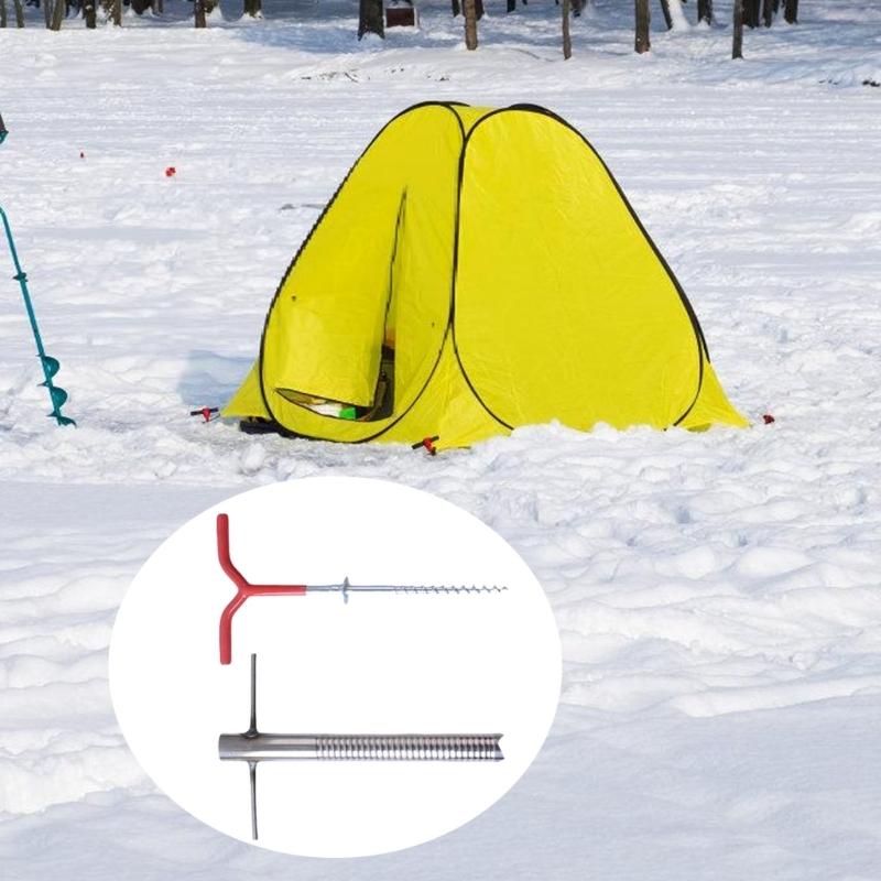 Outdoor Ground Camping Tent Stakes Anchors Pegs Windproofed Tent Stakes for Winter Environment
