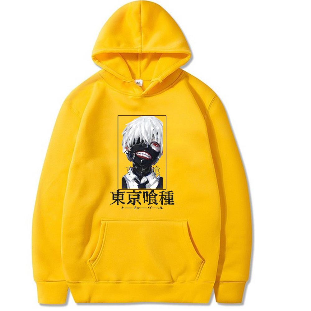 Tokyo Ghoul Kaneki  Hoodies Men Fashion Sleeve Sweatshirts Women Casual Harajuku Streetwear Pullovers Sudaderas