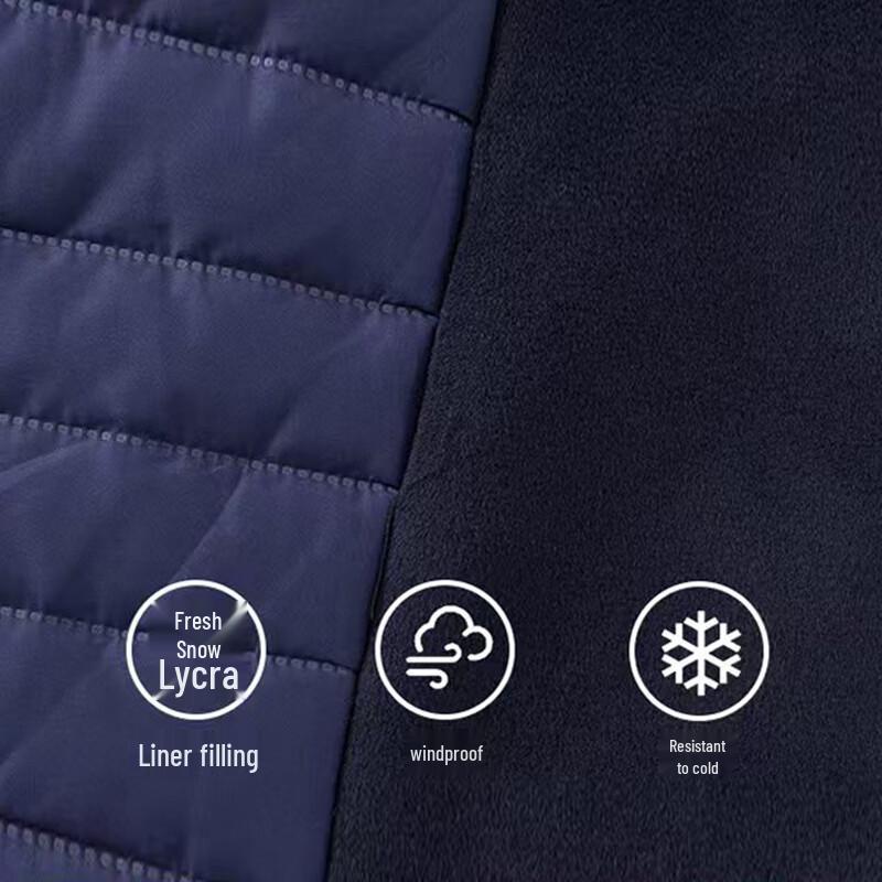 Trolman Business Padded Mid-Length Wool Blend Overcoat