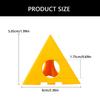 38Pcs Pyramid Painting Stands Plastic Mini Paint Stand Painting Triangle Stand Set High Strength Canvas Support