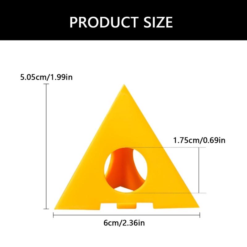 38Pcs Pyramid Painting Stands Plastic Mini Paint Stand Painting Triangle Stand Set High Strength Canvas Support