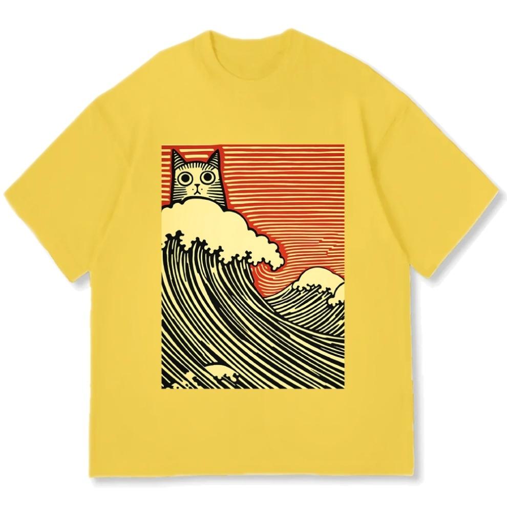 

Summer Men And Women 3D T Shirt Casual Sports Top Charming Japanese Cat Art Cotton T-Shirt Versatile Trend Couple Outfit 3XL