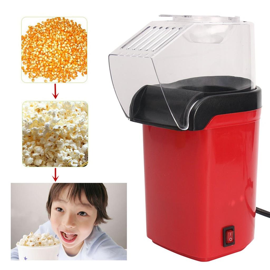1200W Domowy Prażak do Kukurydzy 110V / 220V Elektryczny Aparat do Popcornu Mini Domowy Automatyczny Maszyna Kuchenna do Prażenia Popcornu Gorącym Powietrzem