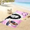 Anne Hathaway Print Beach Towel, Large Soft Quick Dry Towel for Beach Camping Swimming