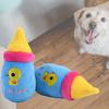 Giocattoli Squeaky in Peluche Cartone Animato per Animali Domestici, Biberon Masticabili per la Dentizione, Biberon, Giocattoli per Bambini, Giocattoli Educativi per Cuccioli e Gattini.